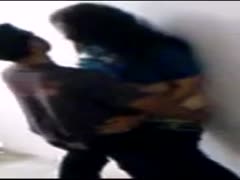 On a concealed camera, a man masturbates and fucks a hot wife.